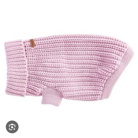 Barbour saltburn dog jumper in lavender haze puppy sweater NWT - Picture 3 of 8